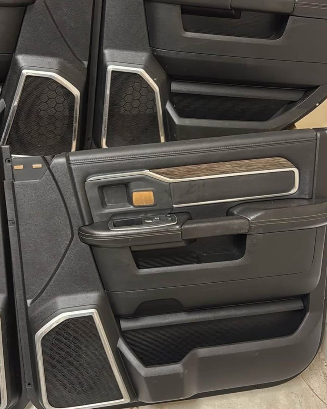 2009-2018 Ram Laramie black door panels - Image 2