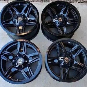17″ Black American outlaw wheels