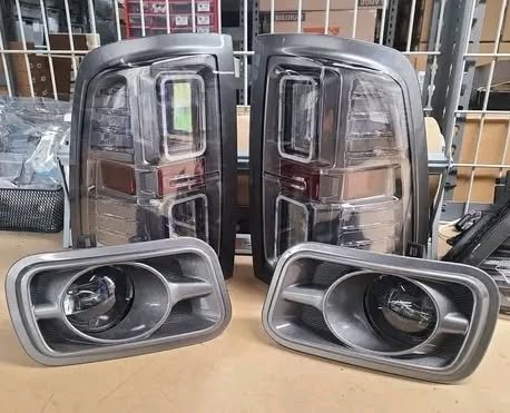 RAM XB color matched head and tail lights with fogs