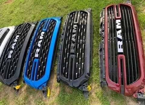 Ram painted grille for 1500 sport laramie longhorn 2019-2022 Grill - Image 2