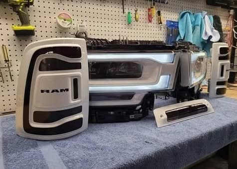 head and taillights for the 2019-2024 Dodge Ram 2500 and 3500 - Image 3