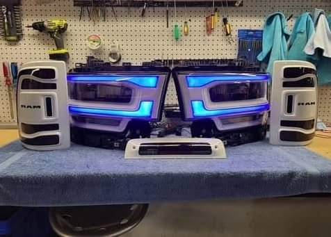 head and taillights for the 2019-2024 Dodge Ram 2500 and 3500 - Image 8