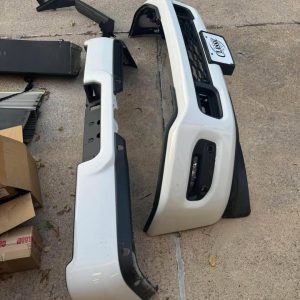 white ram 2500 front and rear bumpers