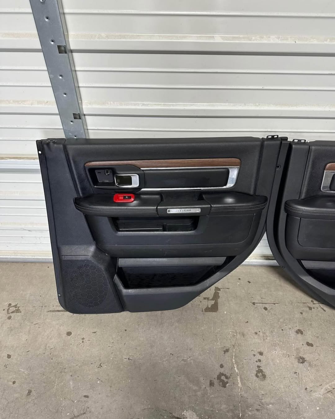 Dodge Ram 1500 2500 black Laramie crew cab door panels - Image 3