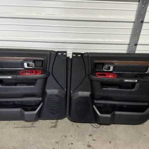 Dodge Ram 1500 2500 black Laramie crew cab door panels