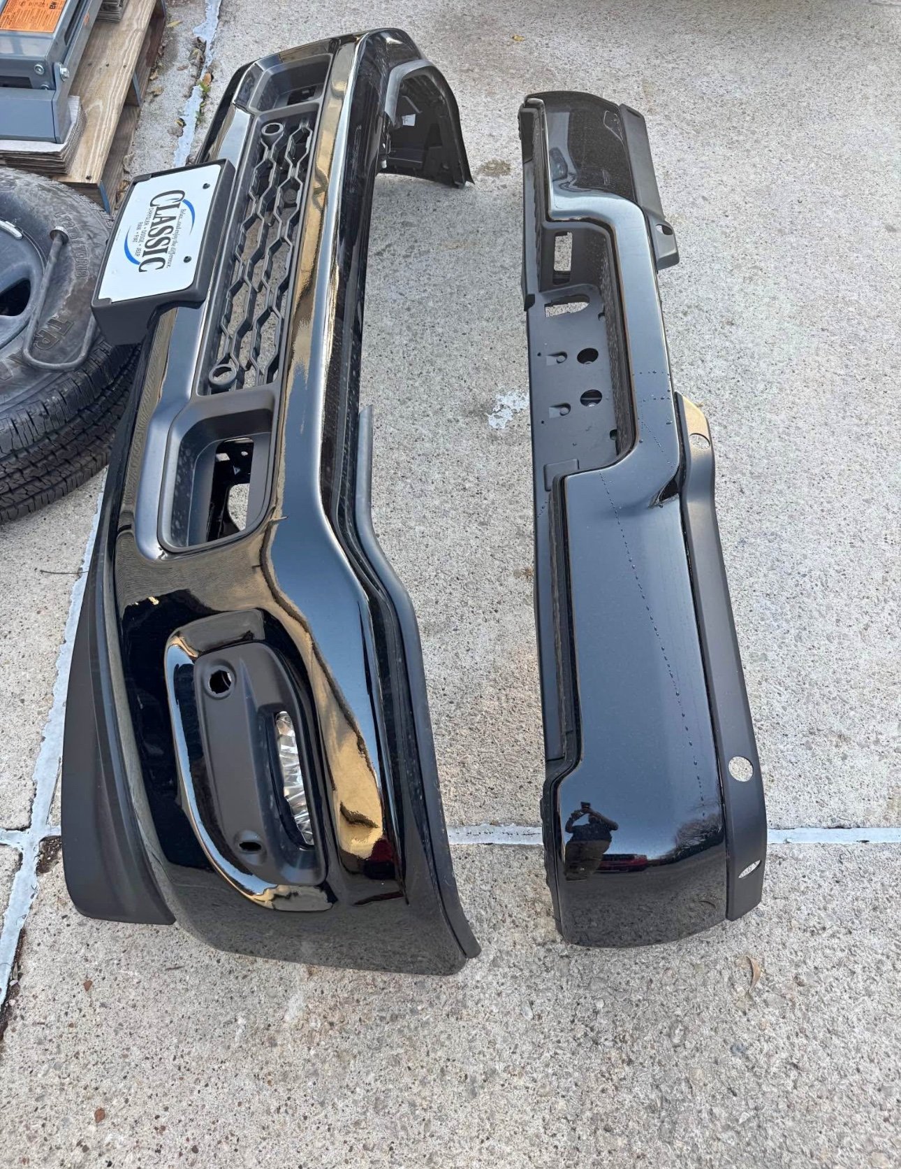 2020 to 2024 ram 2500 / 3500 Black front and rear bumpers